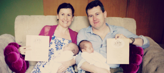 Talent IVF Asia | Australian couple ready to take home their twin babies.